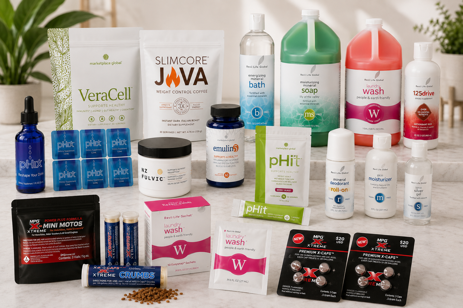 Broader Marketplace Global product catalog with multiple product categories